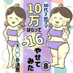30代2児ママ10万払って－16㎏やせてみた　８